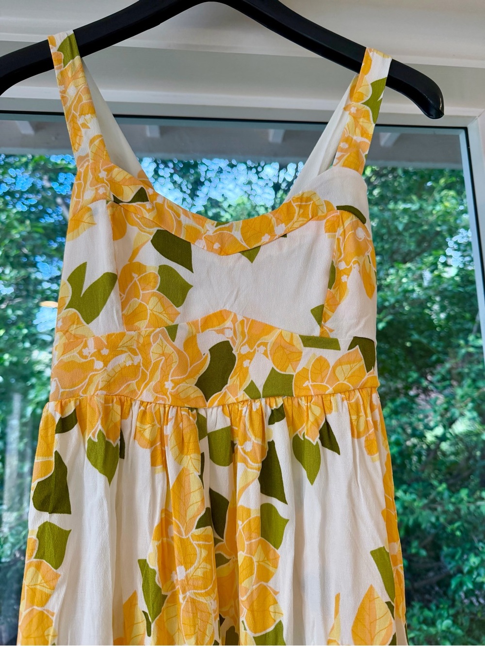 NWT Fighting Eel/Ava Sky XS Dress Navia, Vanilla Bougainvillea